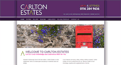 Desktop Screenshot of carltonestates.co.uk