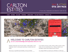 Tablet Screenshot of carltonestates.co.uk